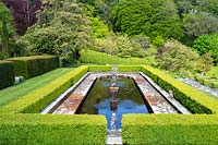 Italianate Garden Pond - Penrice Castle Estate, Wales