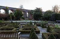 The Parterre Garden at Kilver Court, Somerset, UK. Designed by Roger Saul of Mulberry. 