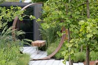 'High Line' garden at BBC Gardeners World Live 2019, based on the High Line Garden in New York 