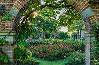 Rose Garden at Hever Castle, Kent, UK