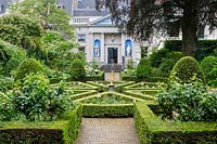 The formal Garden at the Museum van Loon, Amsterdam, The Netherlands 
