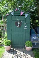 Decorated shed