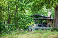 Mill Creek Ranch in Vanderpool, Texas designed by Ten Eyck Landscape Inc, July.