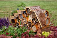 The Fairy Bug Hotel in 'Bee Inspired' - Beautiful Borders at BBC Gardener's World Live 2018.