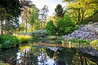 The Rock Garden, at Parcevall Hall Gardens, Yorkshire, UK. 