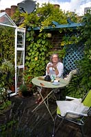 A Vegetable Roof Garden owner portrait