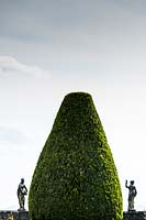 Topiary with sculpture 