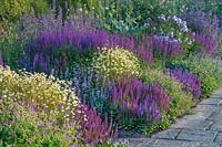 Colourful Herbaceous Border at Town Place