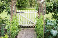 Gate from the kitchen garden into the adjoining paddock 