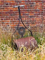 Vintage lawn roller 