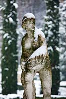 Snowy sculpture