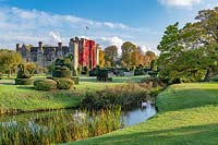 View of Hever Castle in Kent, UK. 