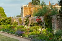 The Herbaceous Border at Waterperry Gardens, Waterperry, Wheatley, Oxfordshire, UK. 
