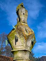 The Scottish Sundial at East Ruston Gardens, Norfolk, UK. 