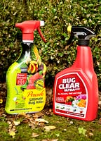 Pesticides provado and Bug Clear Ultra to combat Cydalima perspecalis, box tree moth
