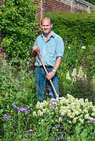 Stewart Wright, head horticulturalist at Hoveton Hall.