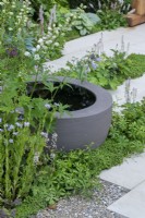 The Communication Garden. A water bowl from Urbis Design.