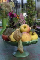 A bowl of apples on the garden table. - Alitex Ltd