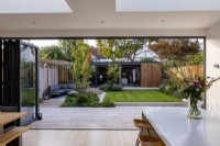 Modern garden and kitchen living space