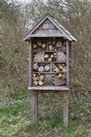 Insect hotel - Insect house - Bug house - Pembroke Lodge, Richmond Park - February