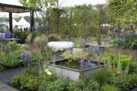'Abigail's Footsteps' Show Garden at the RHS Malvern Spring Festival 2022 - Designer Rick Ford - Silver Medal Winner