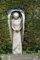 Angel by John Aulman in yew wood