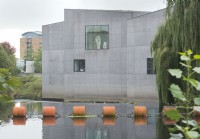 Canal side view of The Hepworth Museum