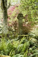 Cornish cross at Enys garden, Cornwall