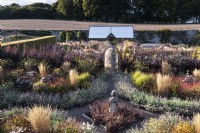 Aerial view of Whitburgh House Walled Garden in September.