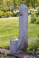 Stand pipe and watering can.