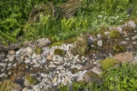 Stream in Greener Gloucestershire NHS Garden at RHS Malvern Spring Festival 2023