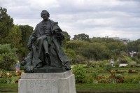 Paris France 
Jardin des Plantes gardens
Statue of naturalist Georges-Louis Leclerc, Comte de Buffon