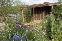 The Wildlife Trusts: Wilder Spaces show garden - RHS Malvern Spring Festival 2023 - Designer Jamie Langlands - Best in Show