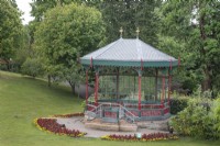 Oriental bandstand at Birmingham Botanical Gardens and Glasshouses