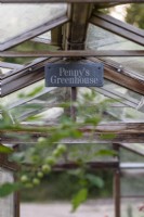 Penny's Greenhouse slate sign