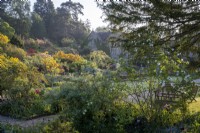 Early summer view at Gravetye Manor Gardens