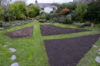 New garden borders cut out and dug over