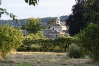 Parham House viewed from the walled garden in September
