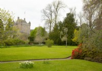 Cawdor Castle and Gardens in spring.
