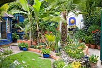 Garden with exotics 