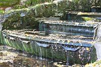 Water cascade at the Apollo Temple in the Schwetzingen Palace Gardens 