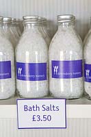 Bath salts, cosmetics 