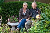Garden owners, Mr and Mrs Abbing 