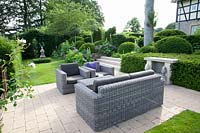 Terrace with lounge furniture 