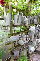 Collection of watering cans 