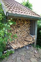 Shelter for wood 