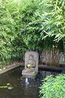 Buddha in a pond 