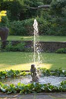 Fountain in the sunken garden 