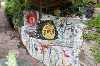 Mosaic bench 