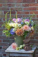 Bouquet of flowers in late summer 